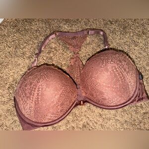 PINK Victoria's Secret Lace Bra in Dusty Rose